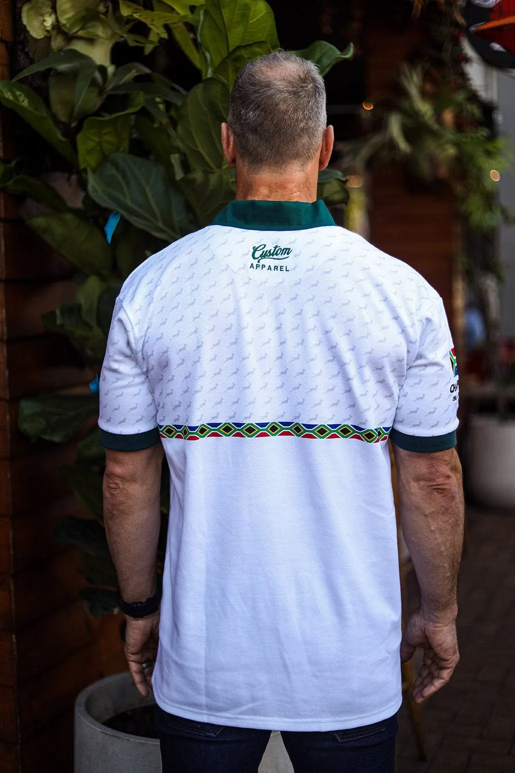 CA Supporters Cotton Golfer | White Amandla