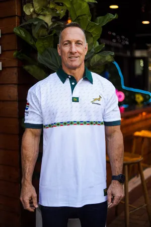 CA Supporters Cotton Golfer | White Amandla