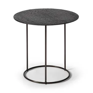Celeste Side Table - Lava - Black