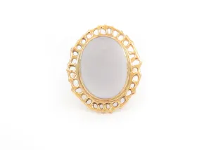 Chalcedony Sea Fan Ring