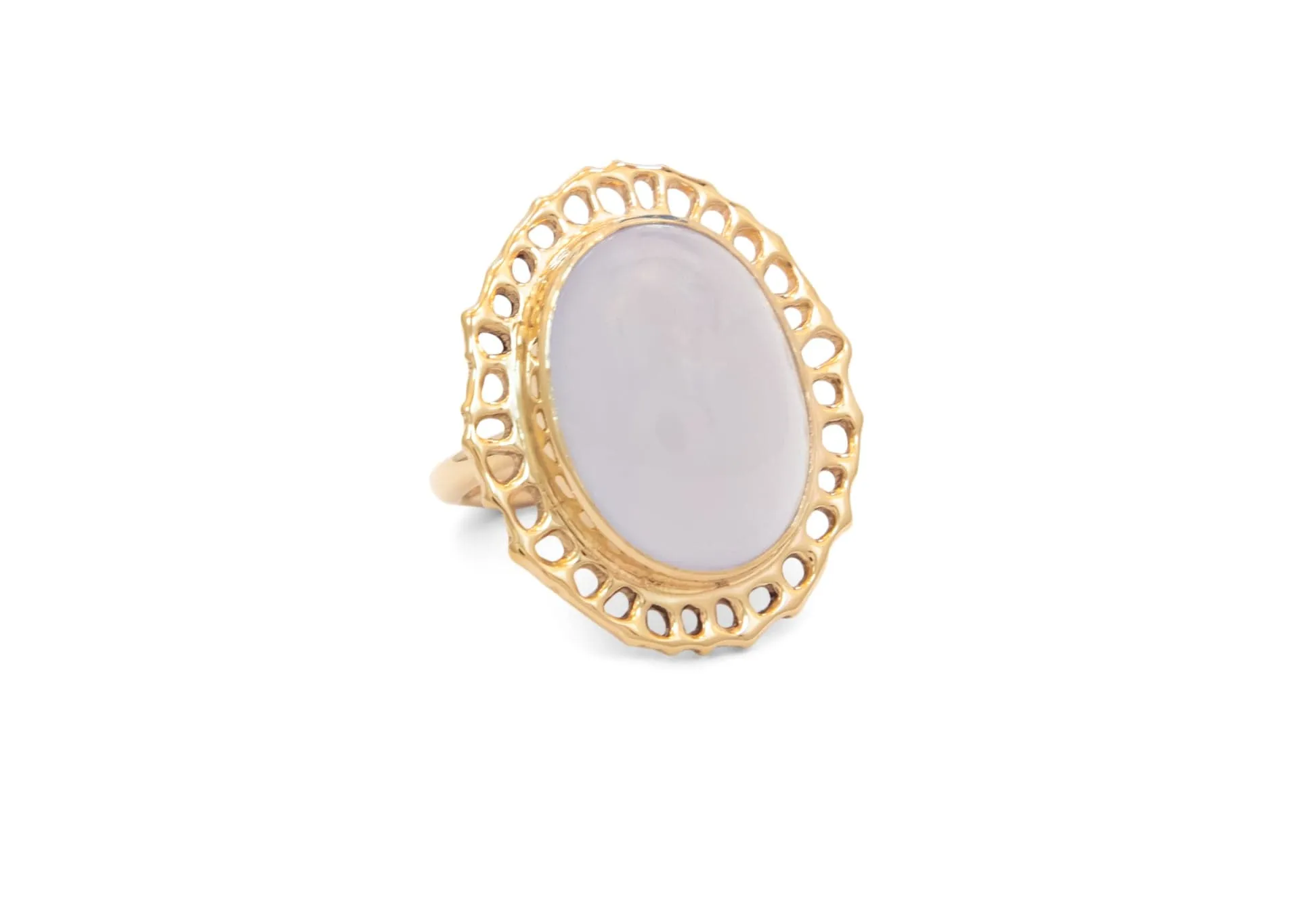 Chalcedony Sea Fan Ring
