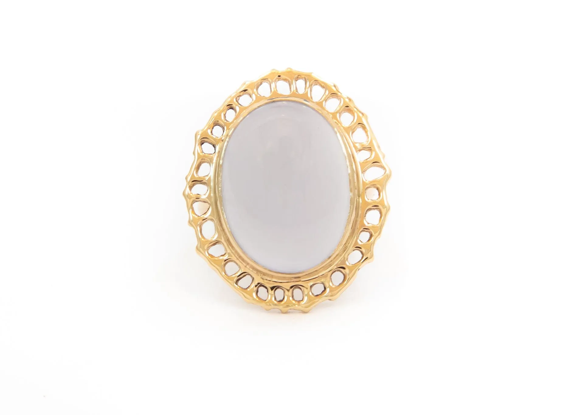 Chalcedony Sea Fan Ring