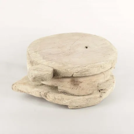 Chapati Plates - Bleached Wood