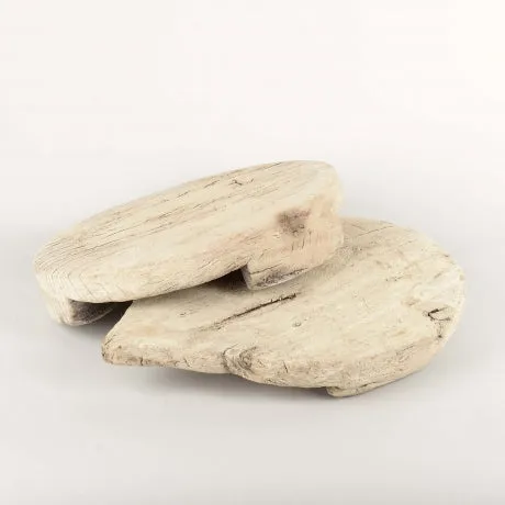 Chapati Plates - Bleached Wood