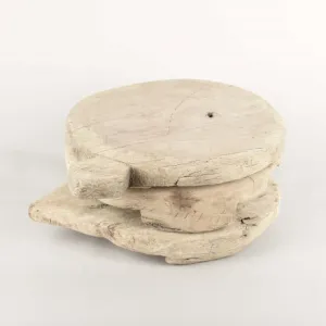 Chapati Plates - Bleached Wood