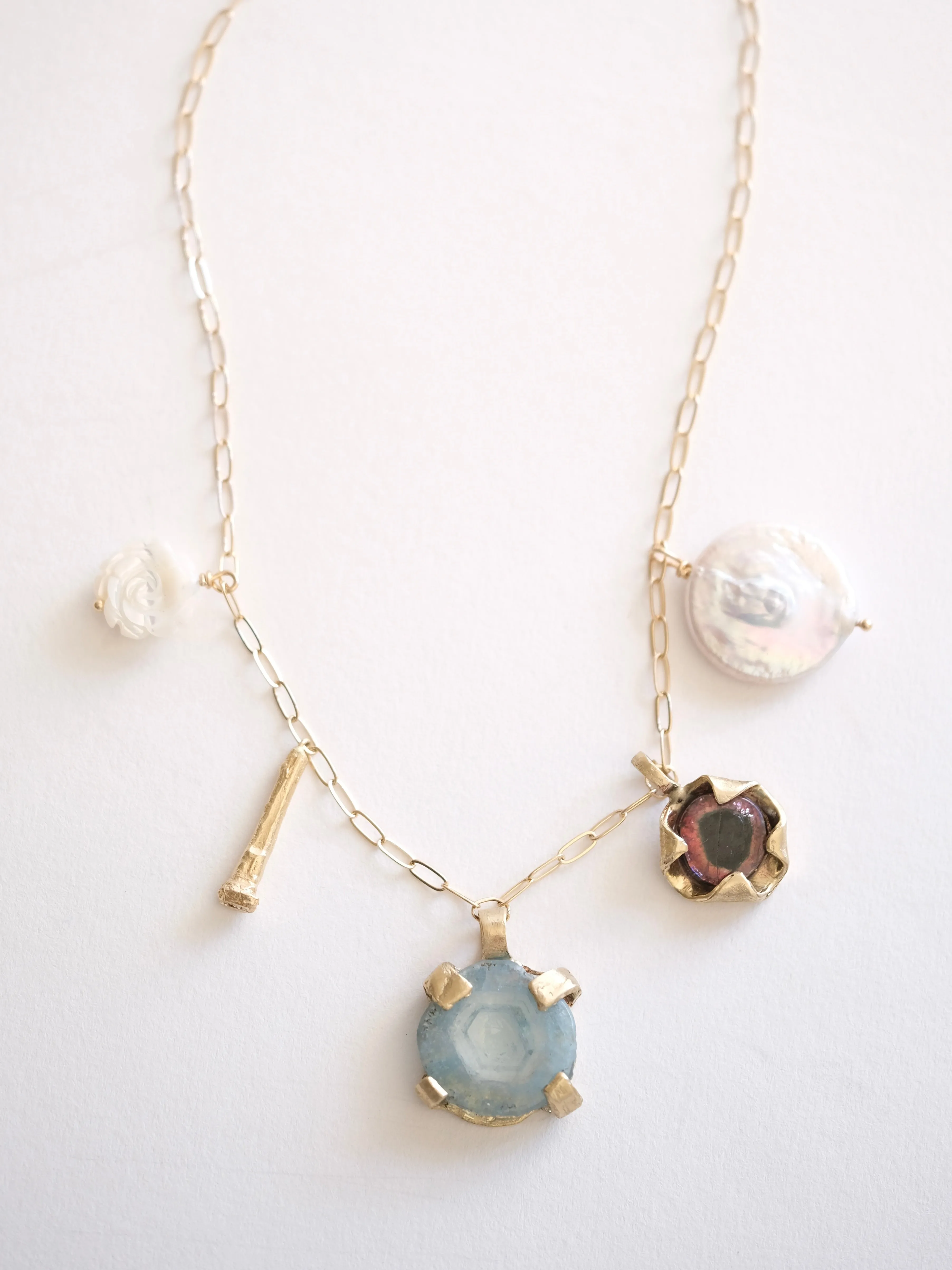 Chunky Charm Necklace