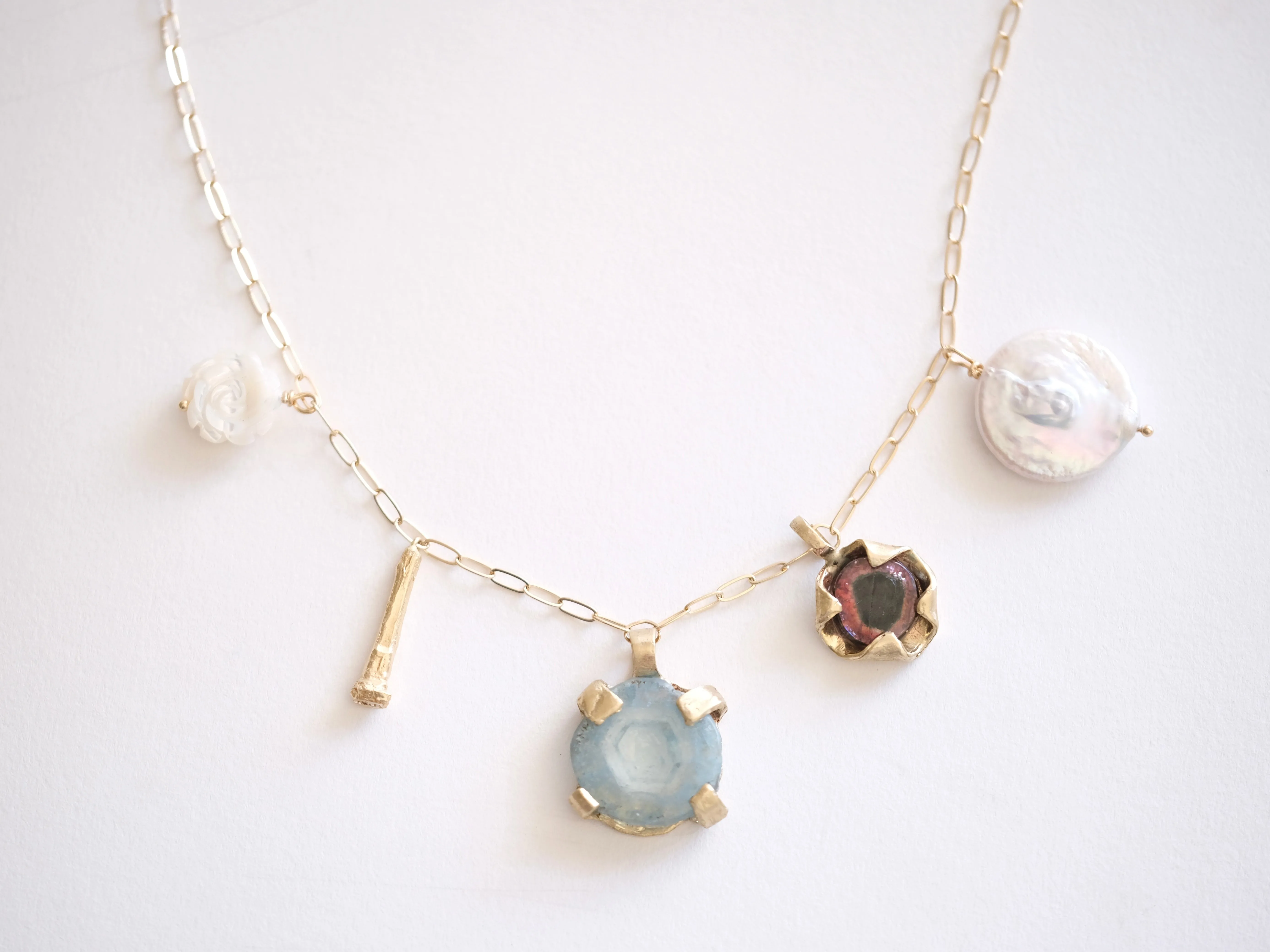 Chunky Charm Necklace
