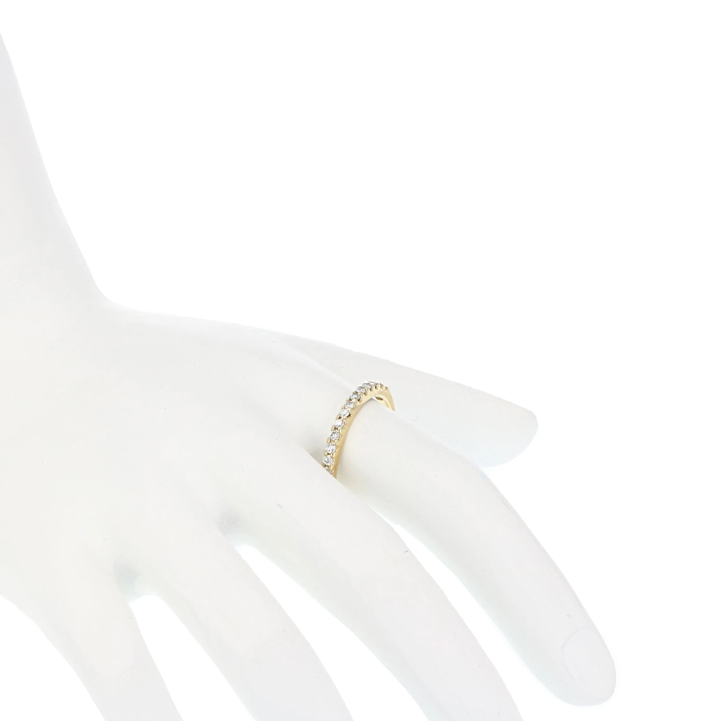 Classic Diamond Half Eternity Wedding Band
