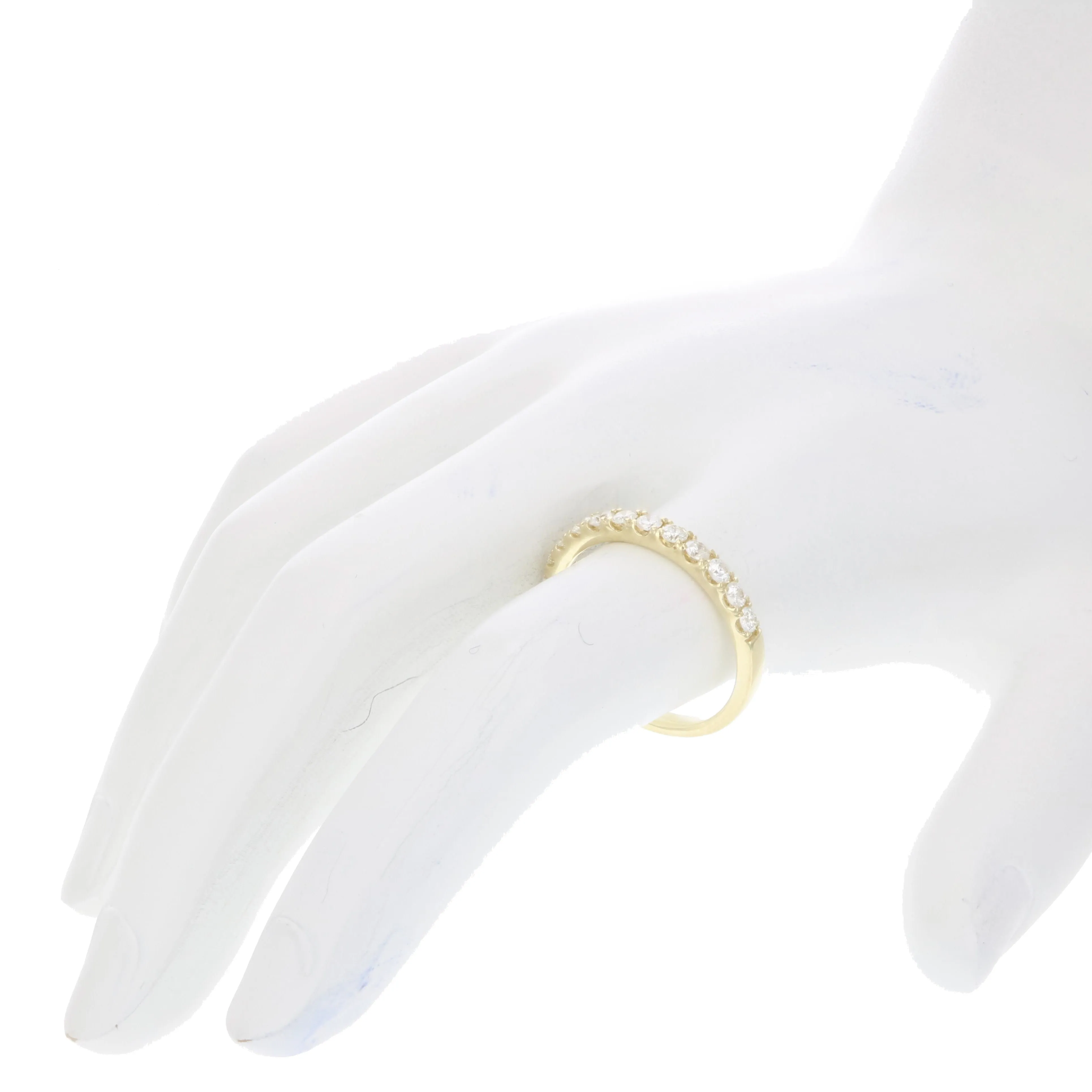 Classic Diamond Half Eternity Wedding Band