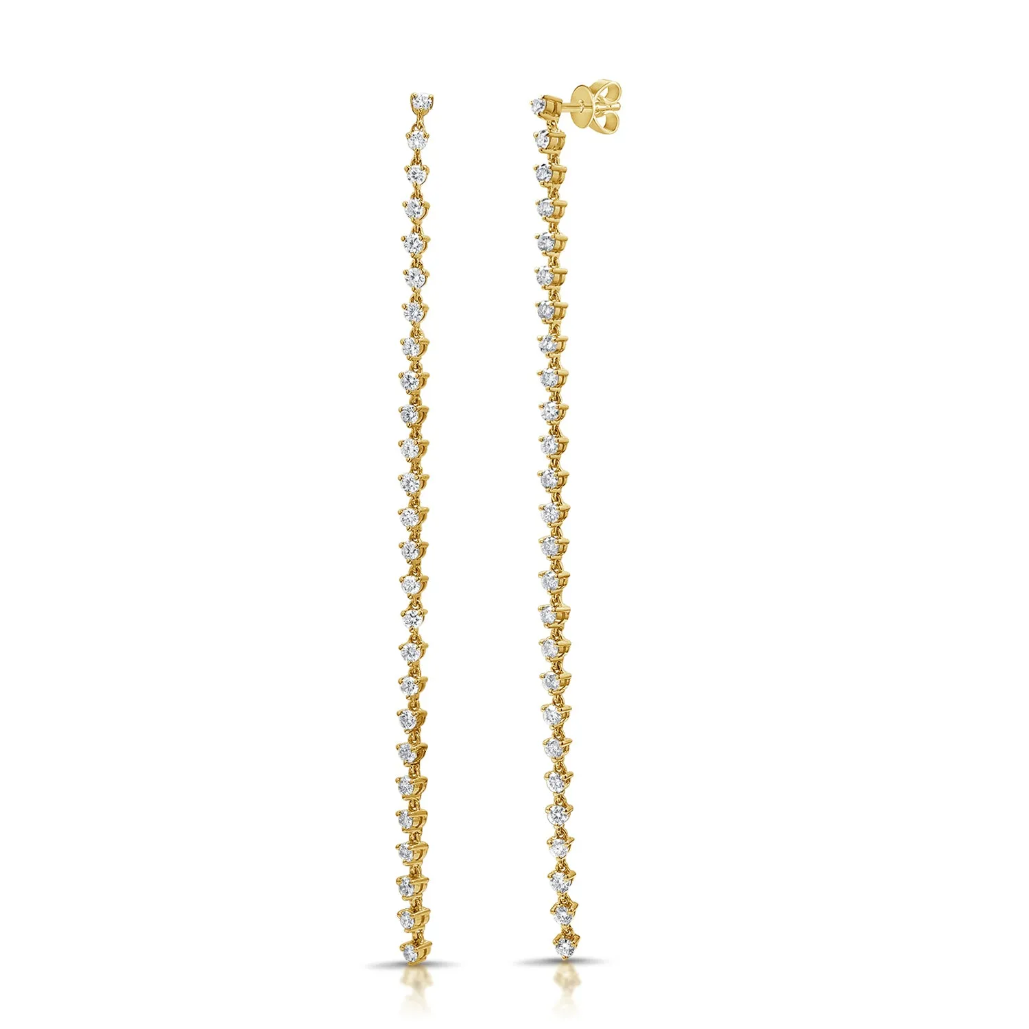 Classic Round Diamond Duster Earring