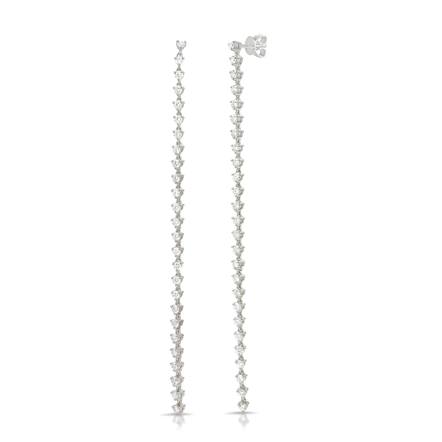 Classic Round Diamond Duster Earring