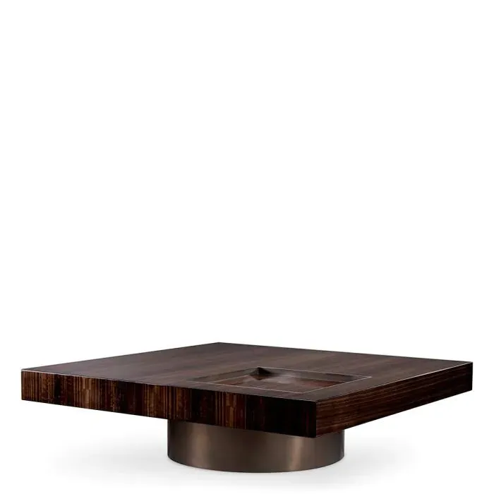 Coffee Table Otus Square - Eucalyptus High Gloss Veneer