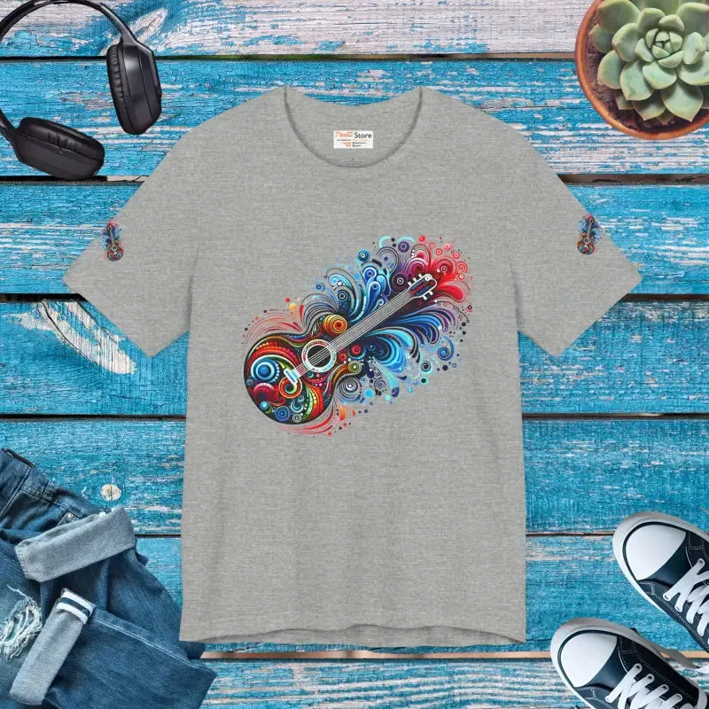 Colorful Artistic Unisex Tee for Everyday Comfort