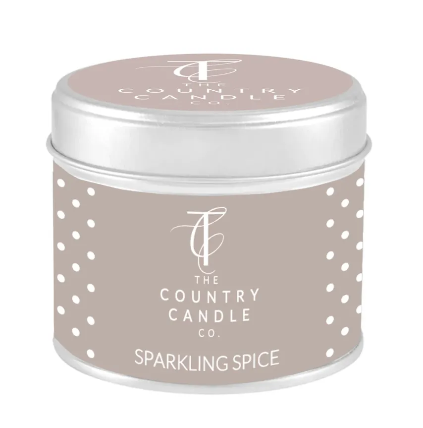 Country Candle - Sparkling Spice Tin Candle