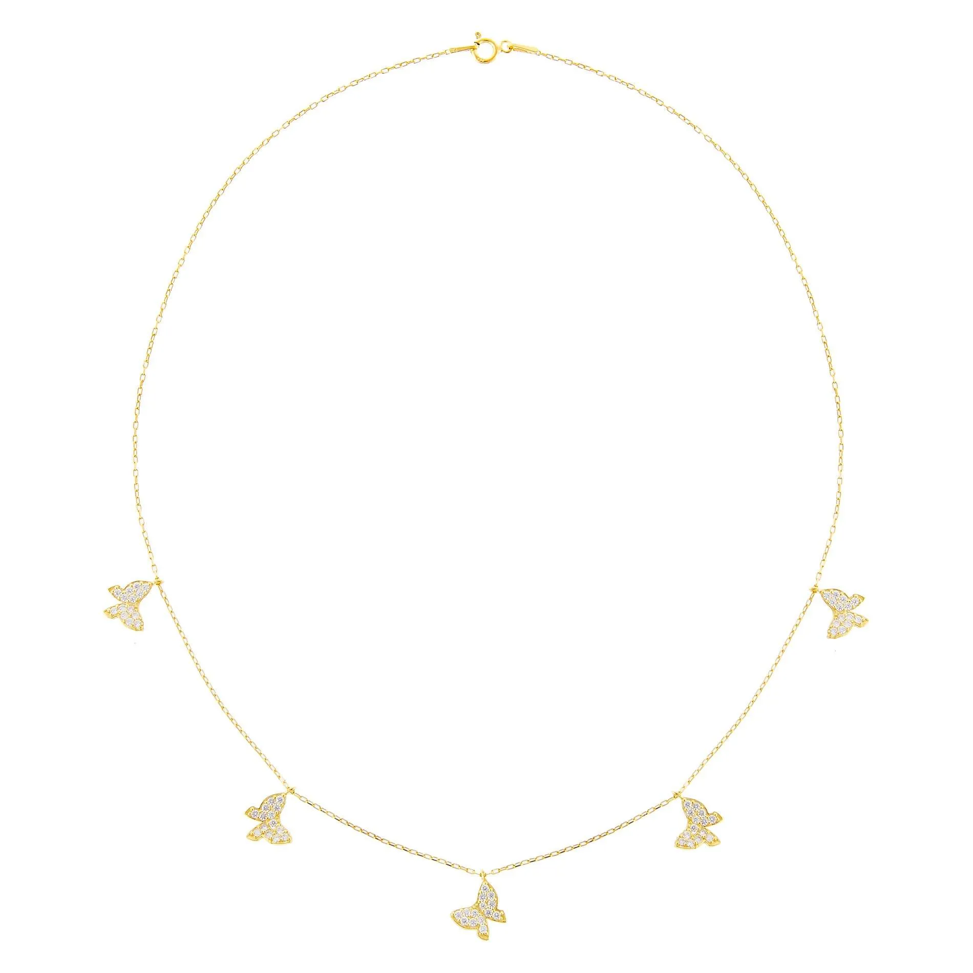 CZ Butterfly Necklace