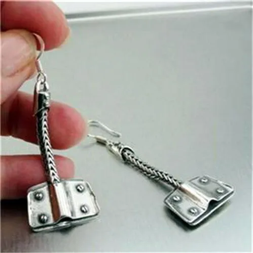 Dangle Earrings 925 Sterling Silver Artistic Handmade Hadar Designers(H) SALE