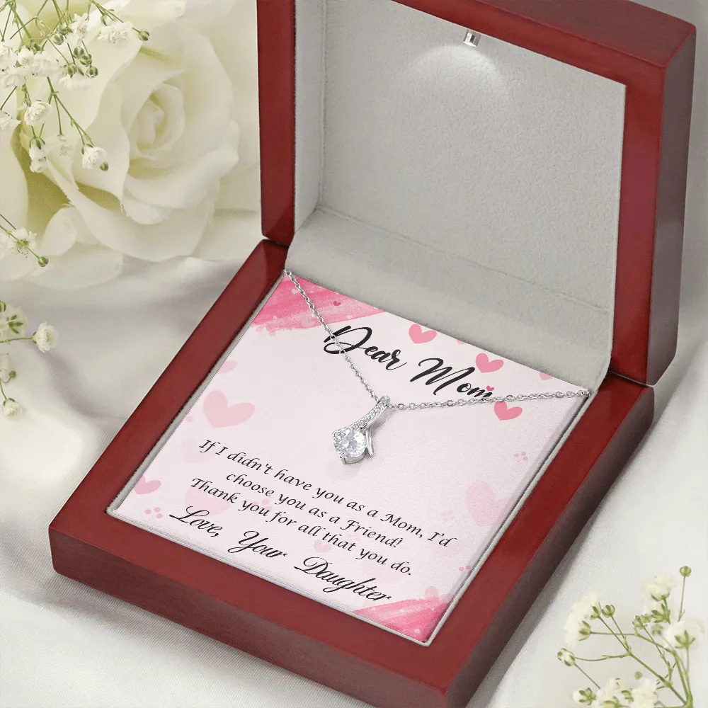 Dear Mom - Thank You For All That You Do (Limited Time Offer) - Alluring Beauty Necklace