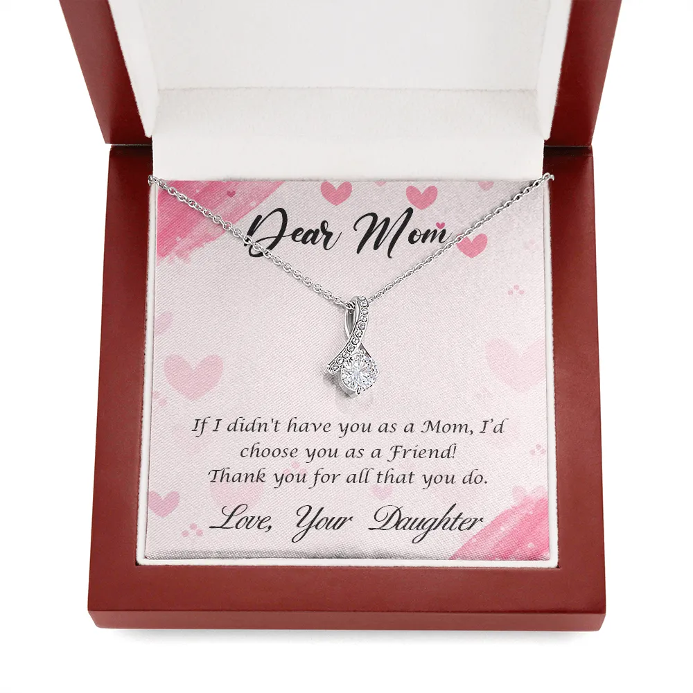 Dear Mom - Thank You For All That You Do (Limited Time Offer) - Alluring Beauty Necklace