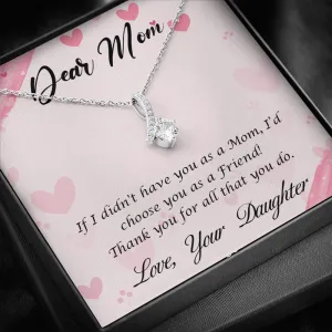 Dear Mom - Thank You For All That You Do (Limited Time Offer) - Alluring Beauty Necklace