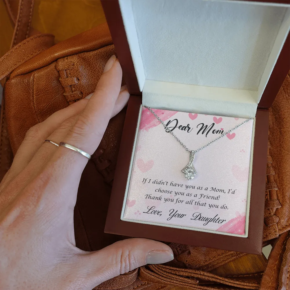 Dear Mom - Thank You For All That You Do (Limited Time Offer) - Alluring Beauty Necklace