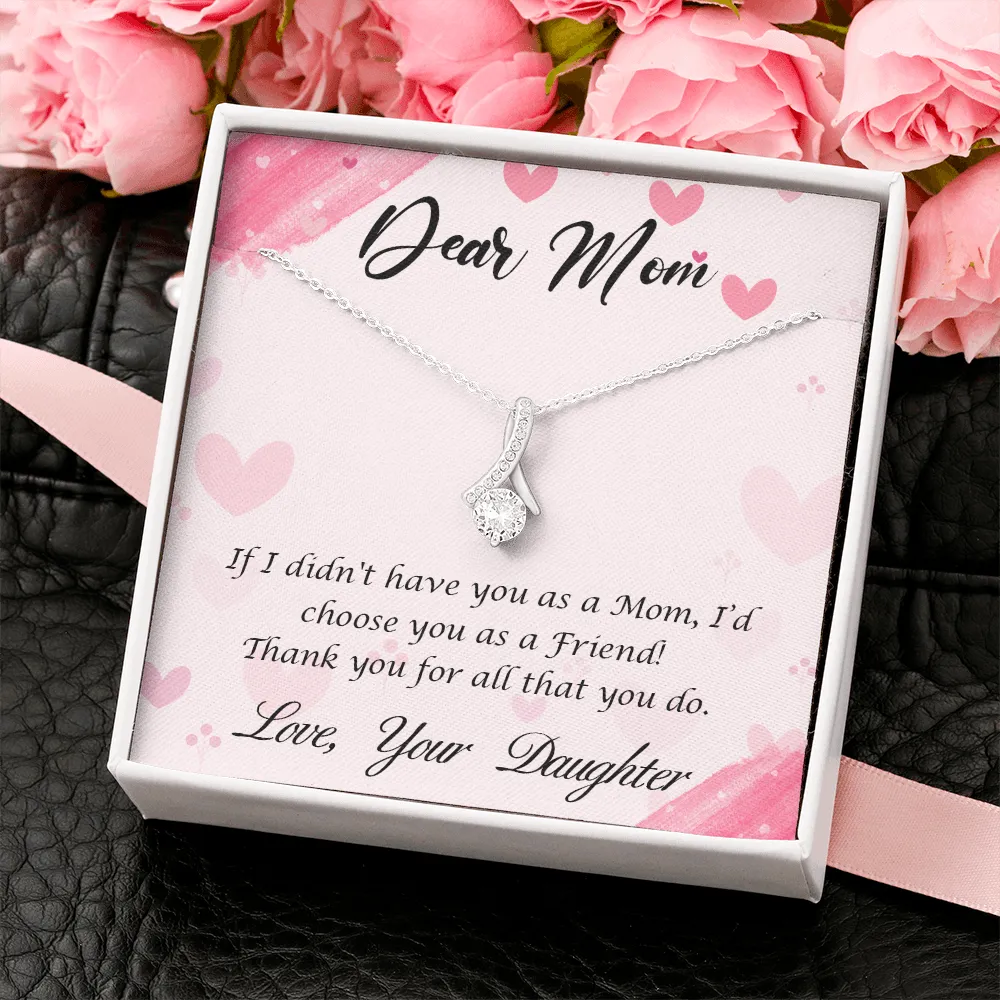 Dear Mom - Thank You For All That You Do (Limited Time Offer) - Alluring Beauty Necklace
