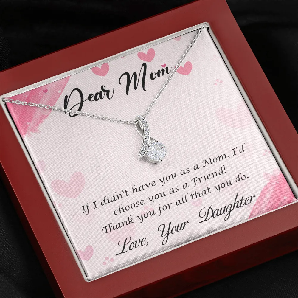 Dear Mom - Thank You For All That You Do (Limited Time Offer) - Alluring Beauty Necklace