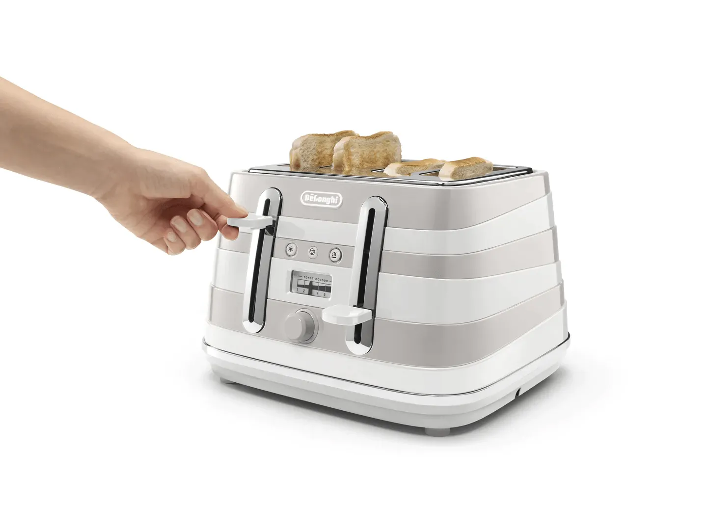 DeLonghi Avvolta Class Toaster 4-Slice White CTAC4003.W