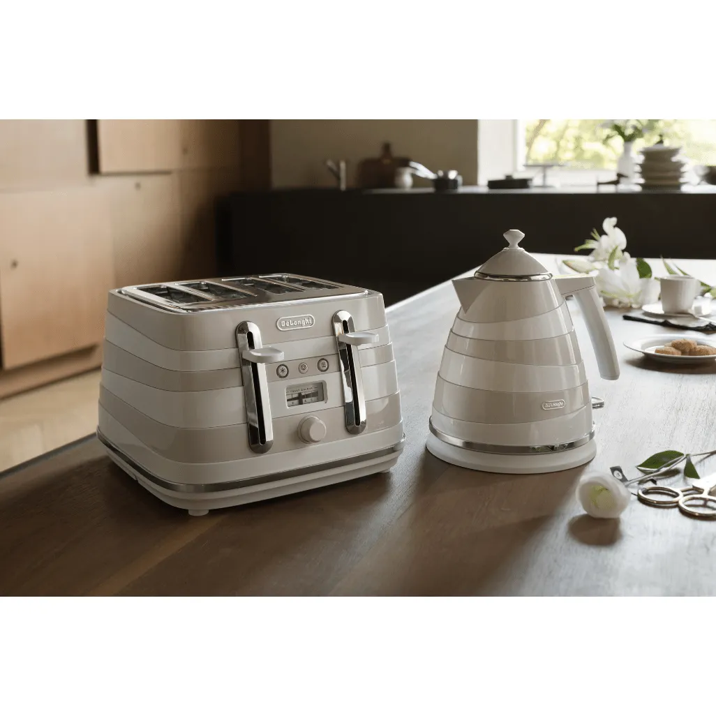 DeLonghi Avvolta Class Toaster 4-Slice White CTAC4003.W