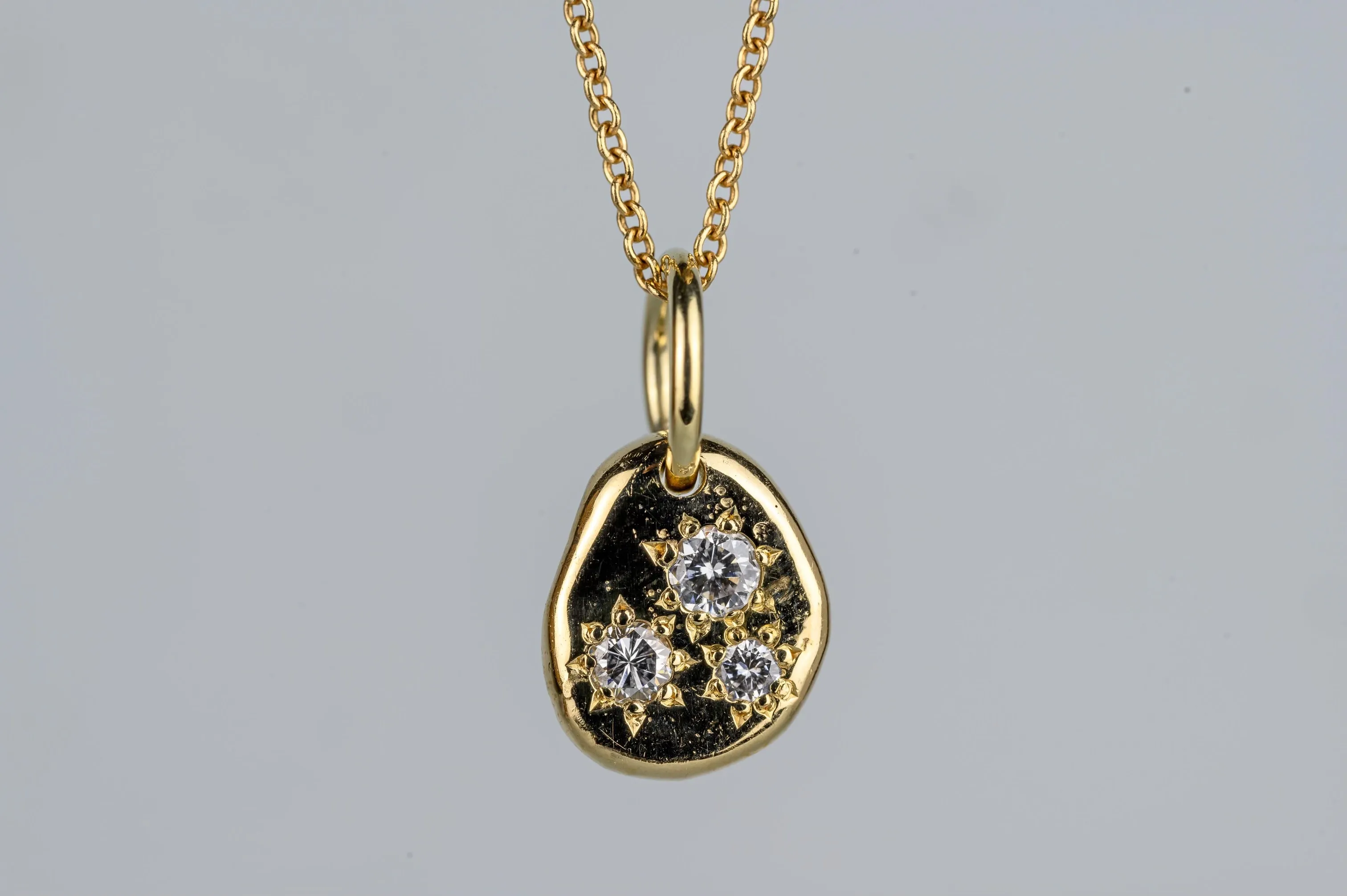 Diamond Starburst Pave Pendant