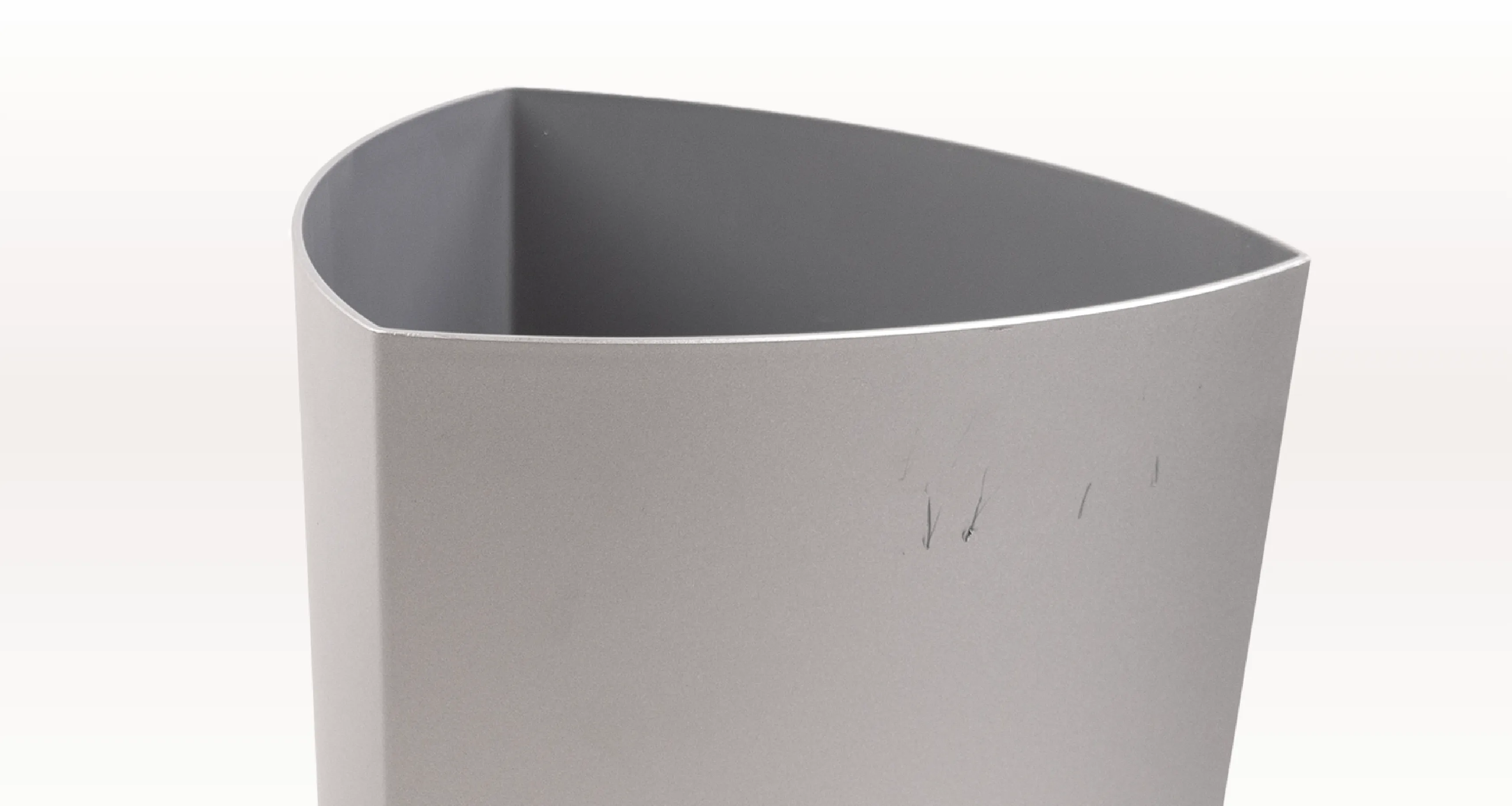 Eco Wastepaper Basket Aluminum Paint