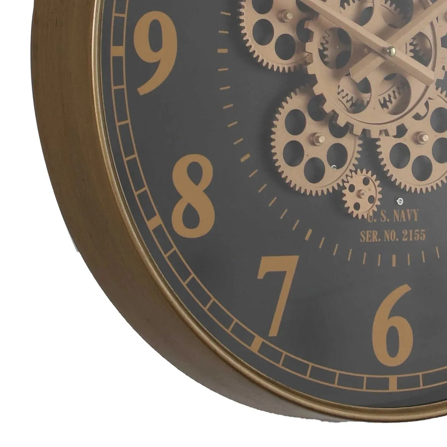 Edit House & Home-Home Artisan Hemsworth Metal Wall Clock