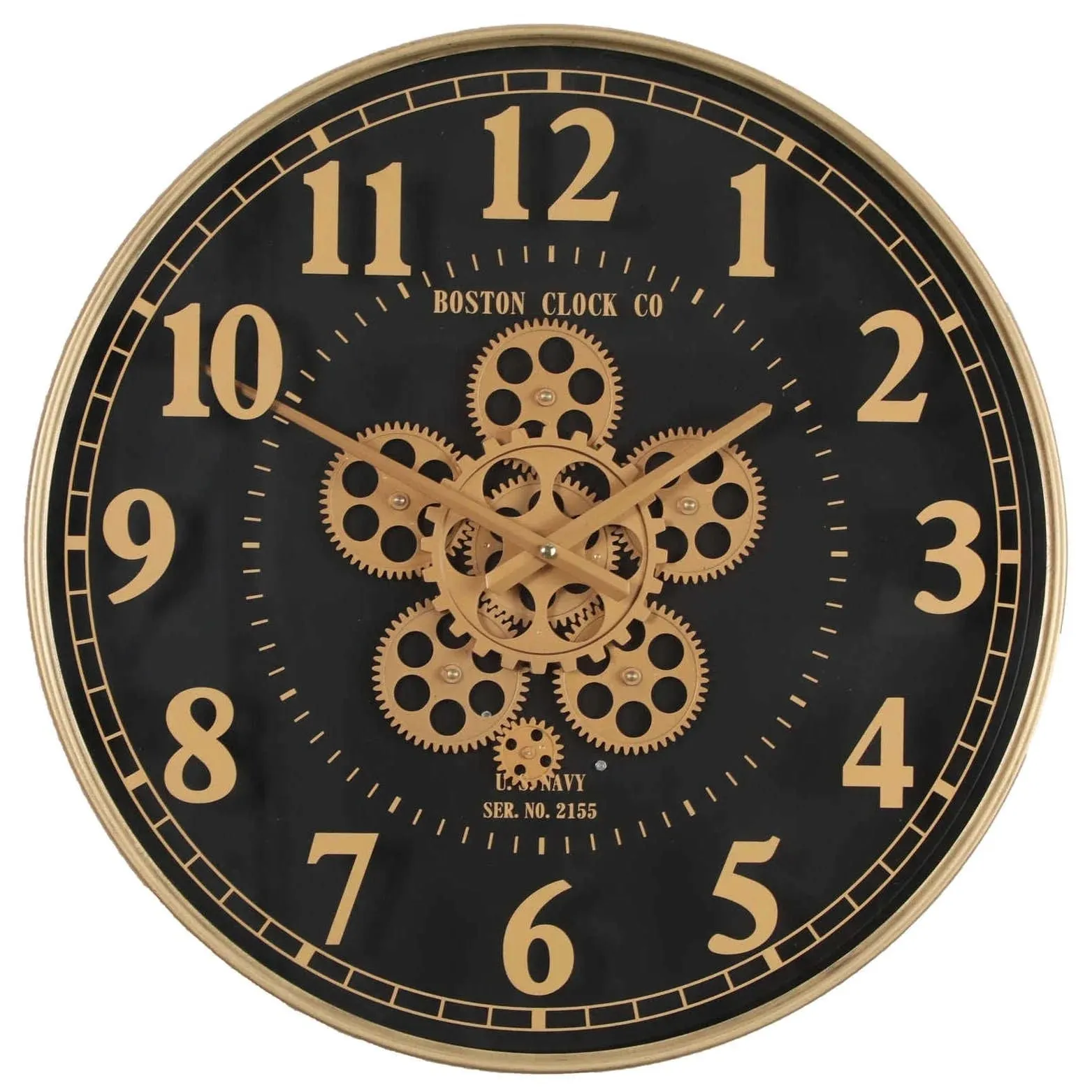Edit House & Home-Home Artisan Hemsworth Metal Wall Clock