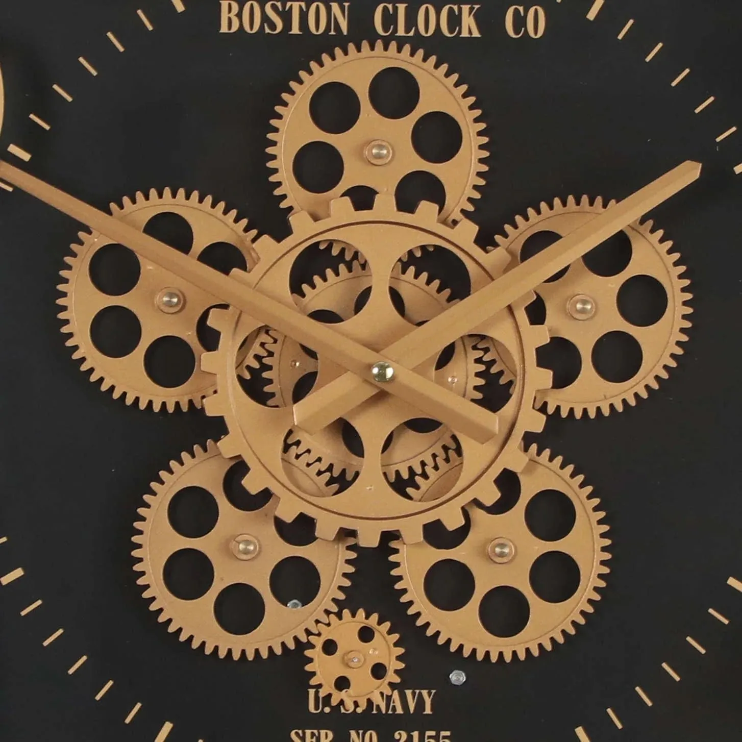 Edit House & Home-Home Artisan Hemsworth Metal Wall Clock
