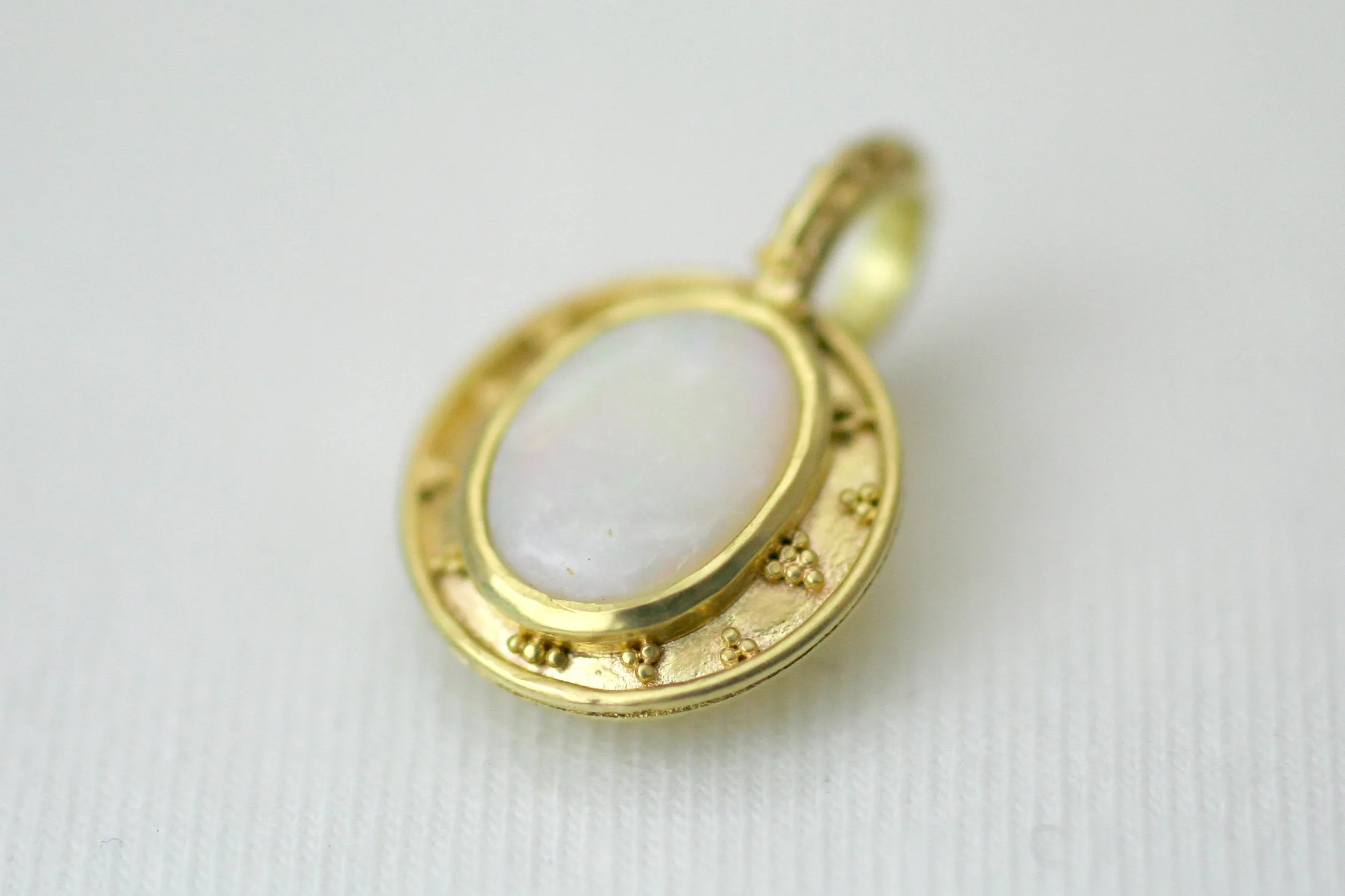 Elysian Opal Granulation Pendant
