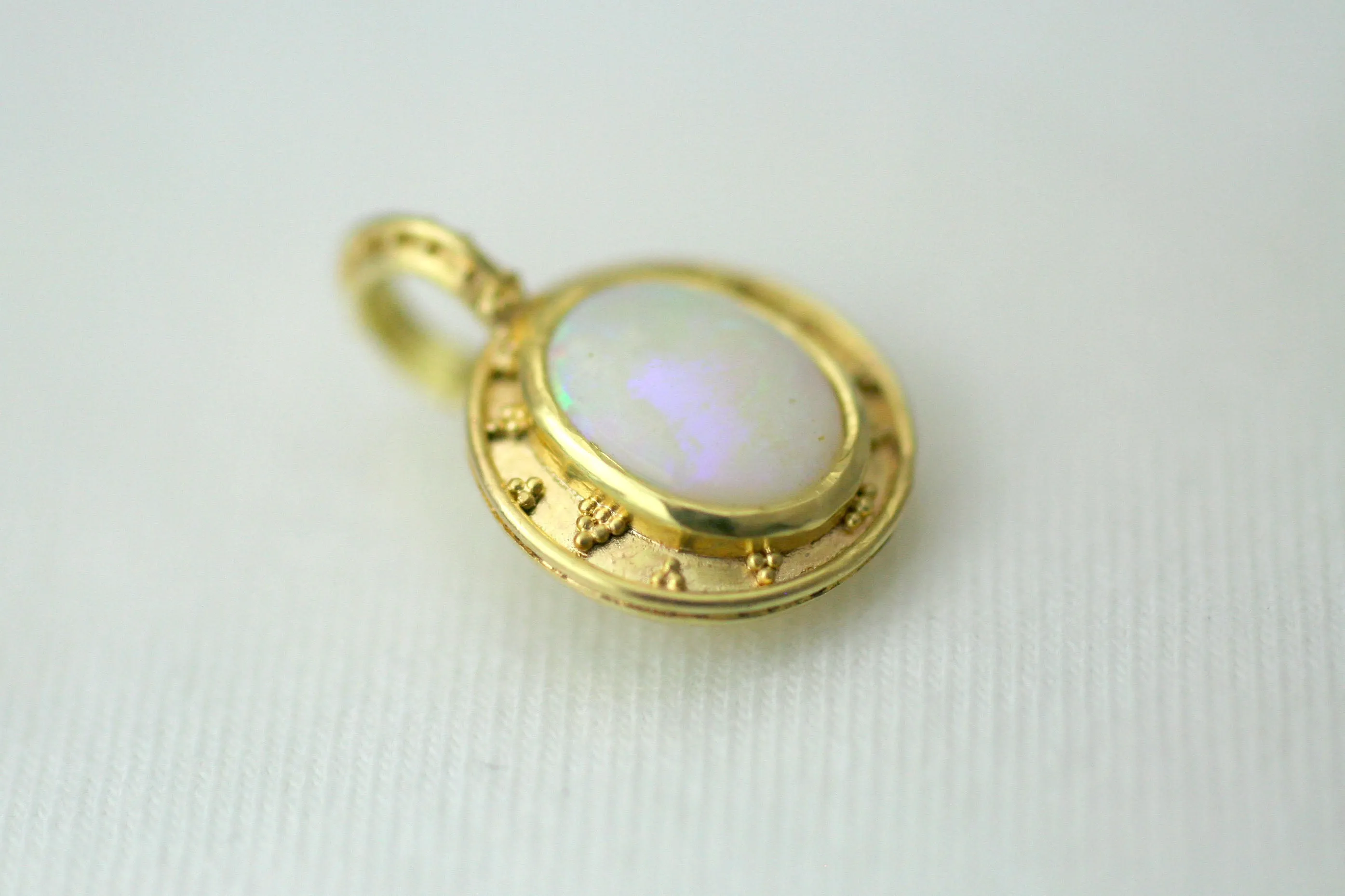 Elysian Opal Granulation Pendant