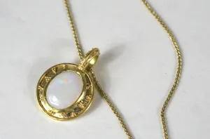 Elysian Opal Granulation Pendant