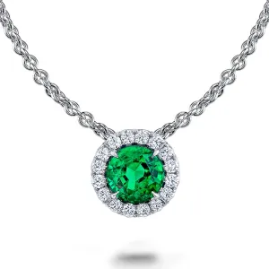 Emerald & Diamond Necklace