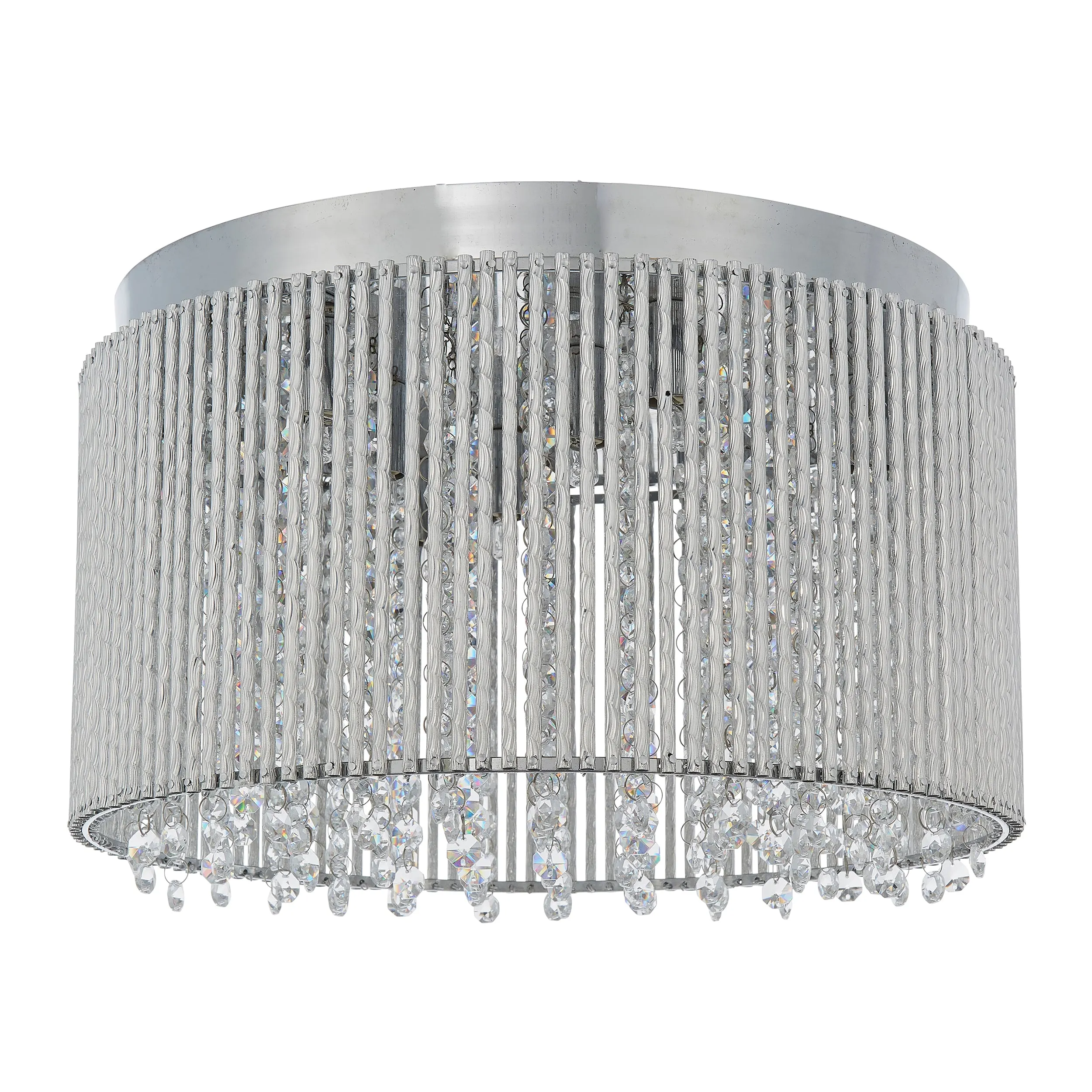 Endon 81980 Galina 10lt Flush Chrome plate & clear crystal 10 x 25W G9 clear capsule (Required)