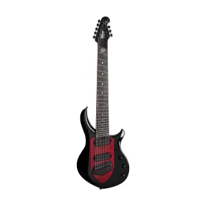 Ernie Ball Music Man John Petrucci Majesty 8 String Electric Guitar, Sanguine Red