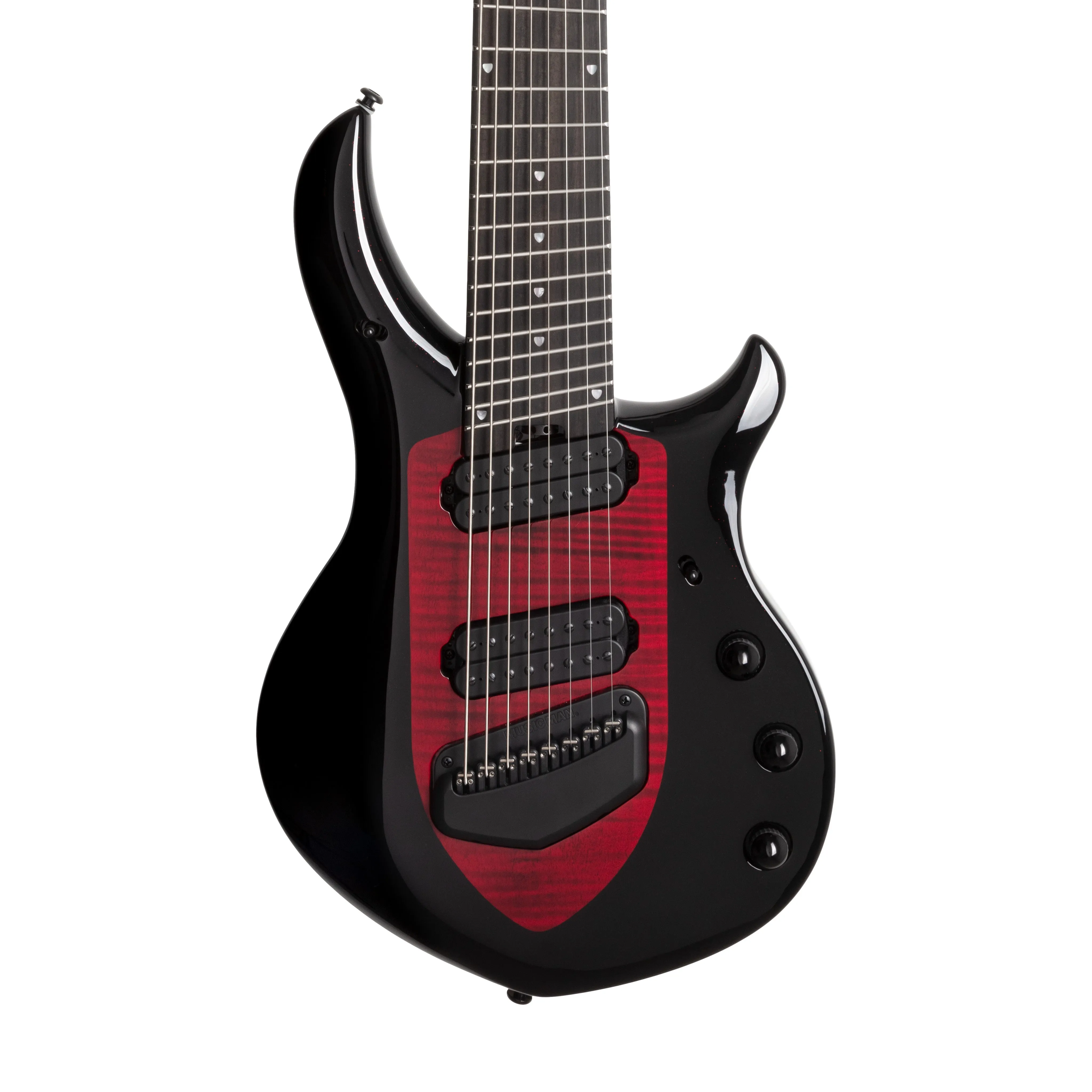 Ernie Ball Music Man John Petrucci Majesty 8 String Electric Guitar, Sanguine Red