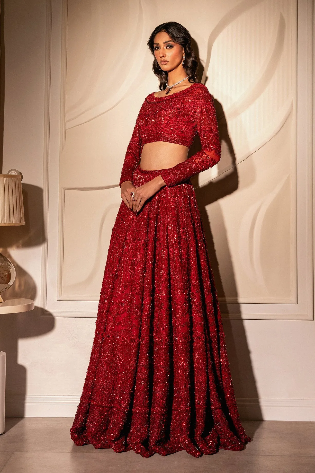 ERUM KHAN STORE | Bridal Couture 25 | Crimson Bloom