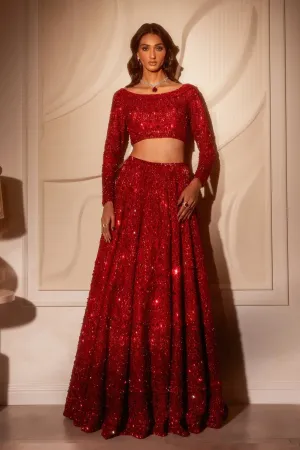 ERUM KHAN STORE | Bridal Couture 25 | Crimson Bloom