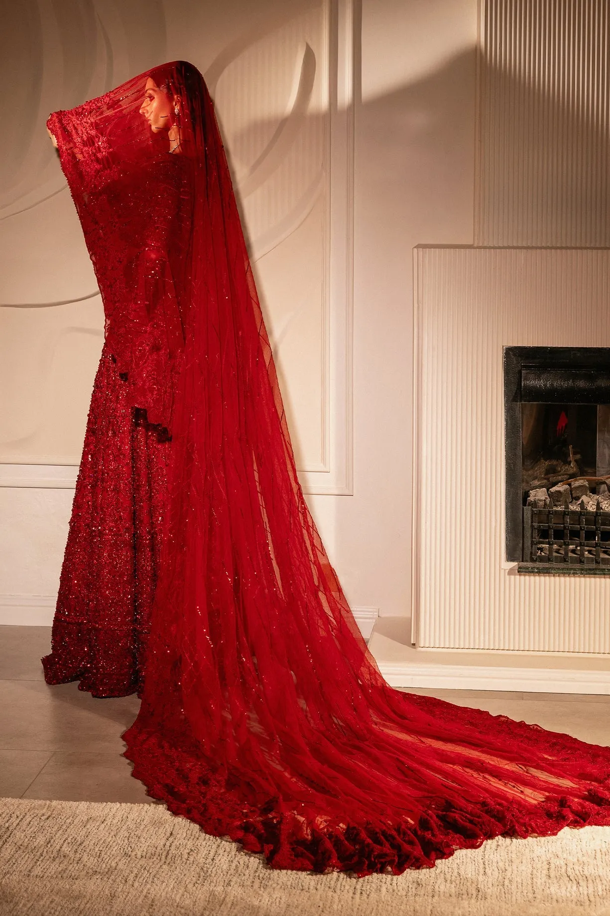 ERUM KHAN STORE | Bridal Couture 25 | Crimson Bloom