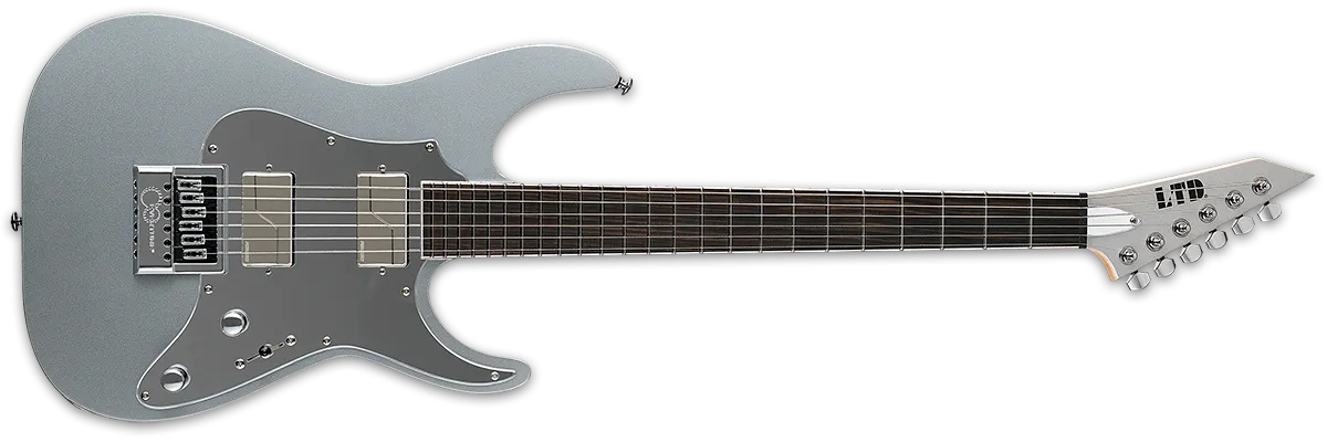 ESP LTD Ken Susi Ks M-6 Evertune Electric Guitar Metallic Silver LKSM6ETMS