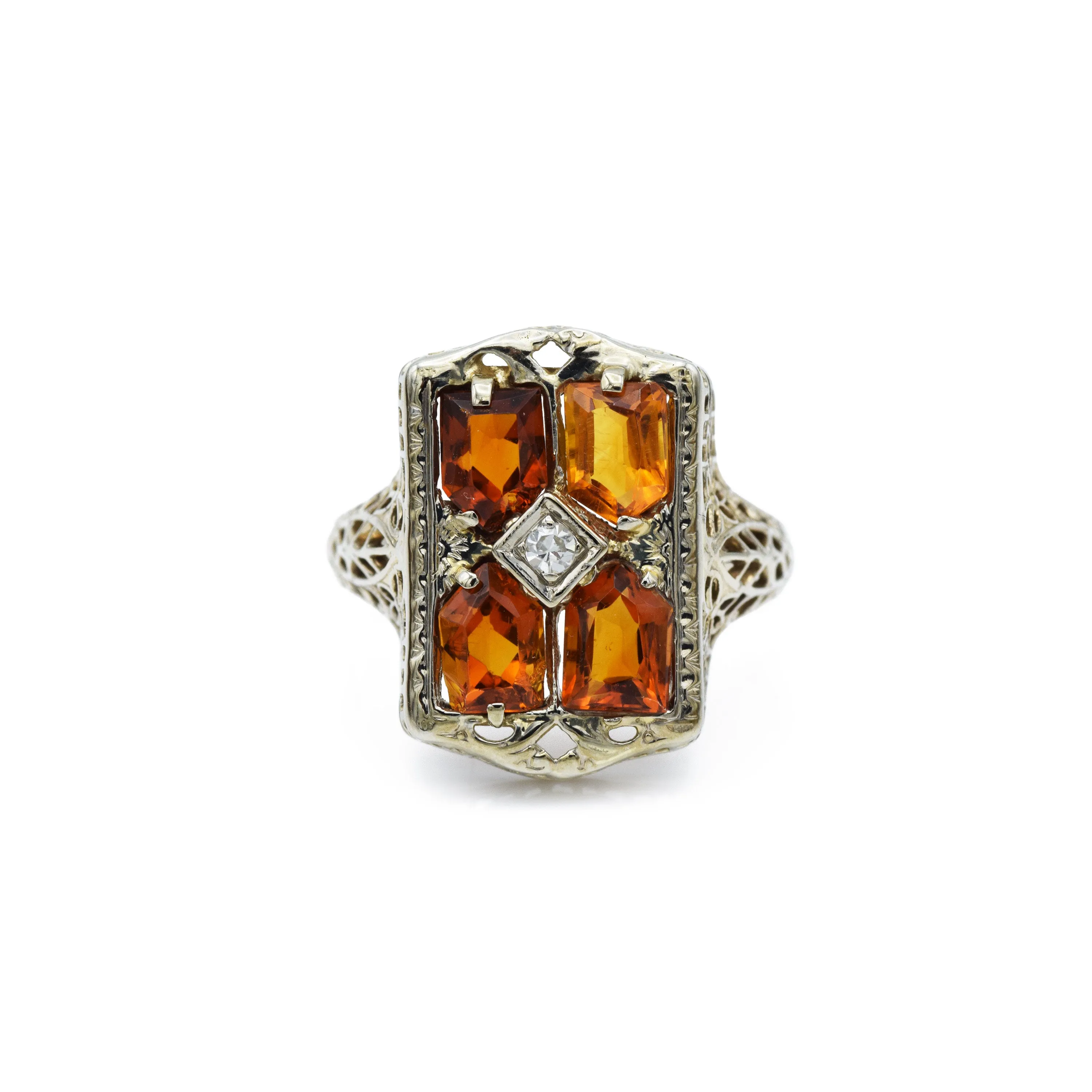Estate Victorian Era Citrine Ring
