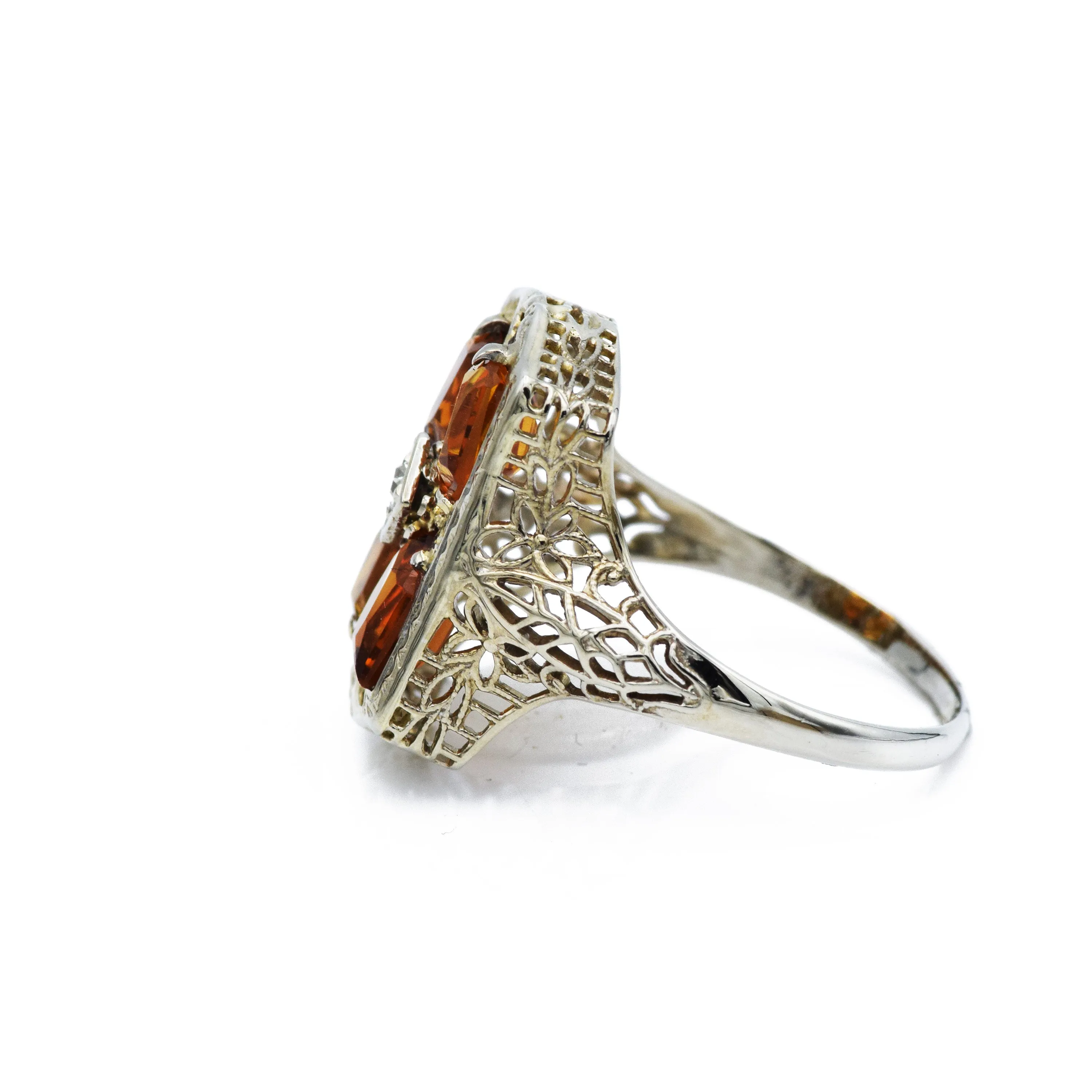 Estate Victorian Era Citrine Ring