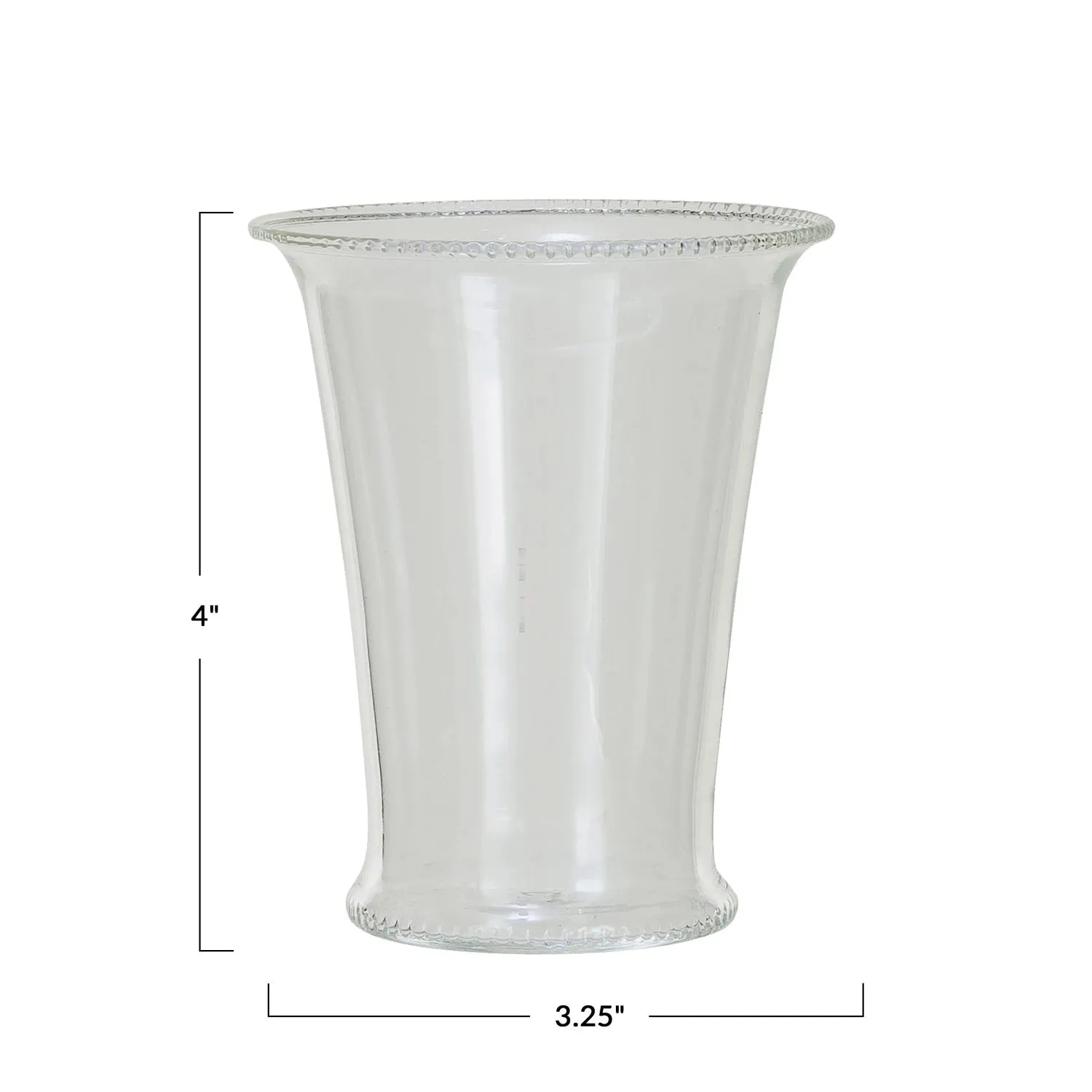 Etched Drinking Glass, 6oz