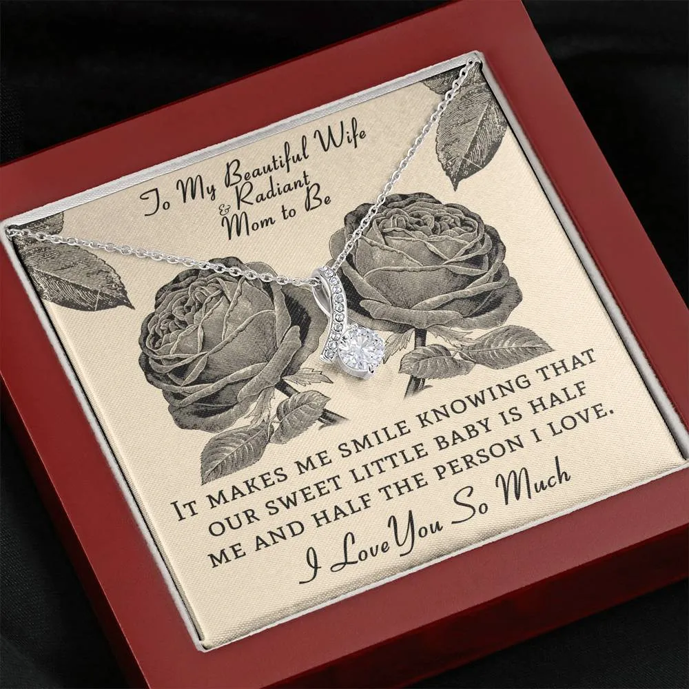 Expecting Mother Necklace Gift - I Love You So Much