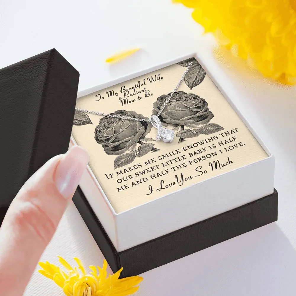 Expecting Mother Necklace Gift - I Love You So Much