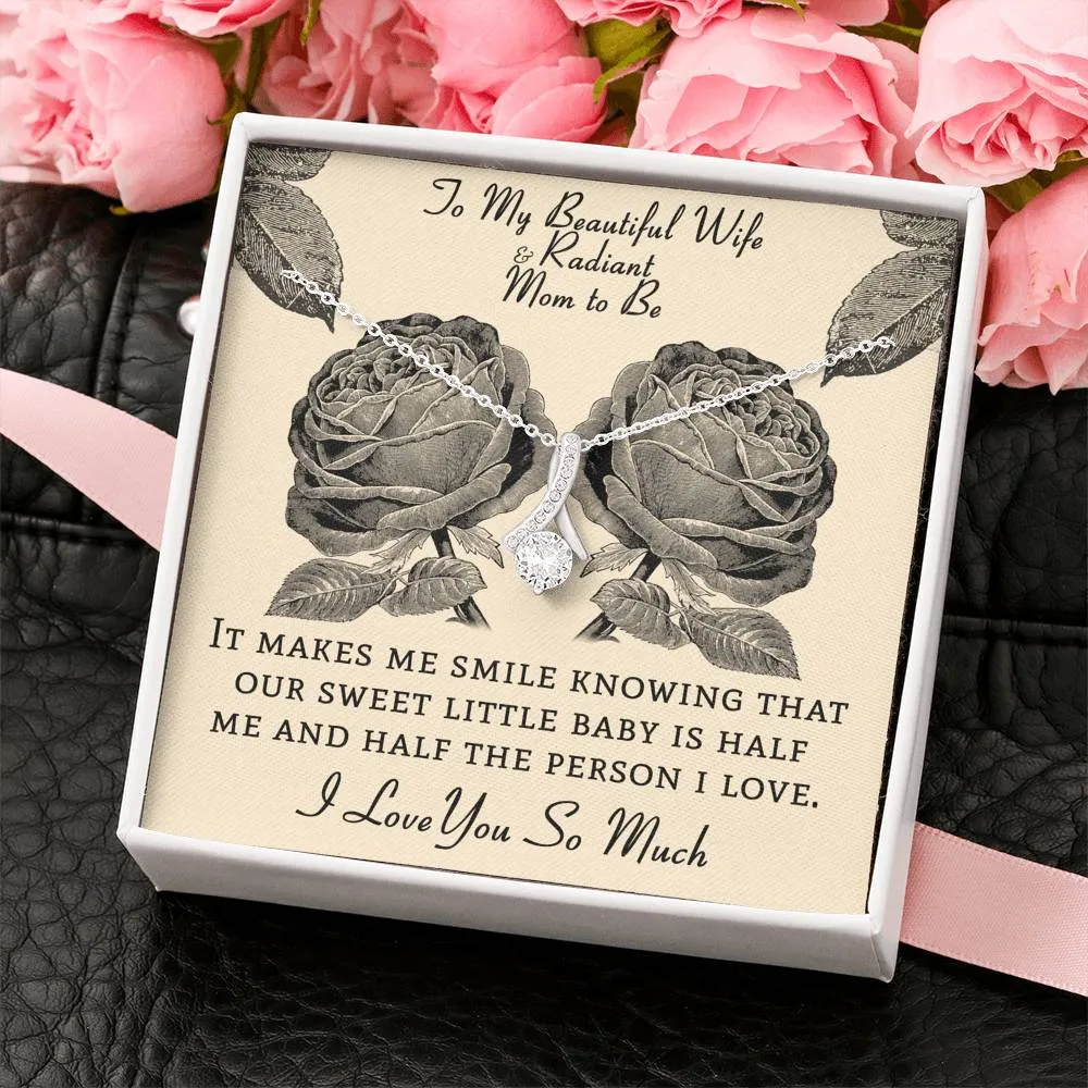 Expecting Mother Necklace Gift - I Love You So Much